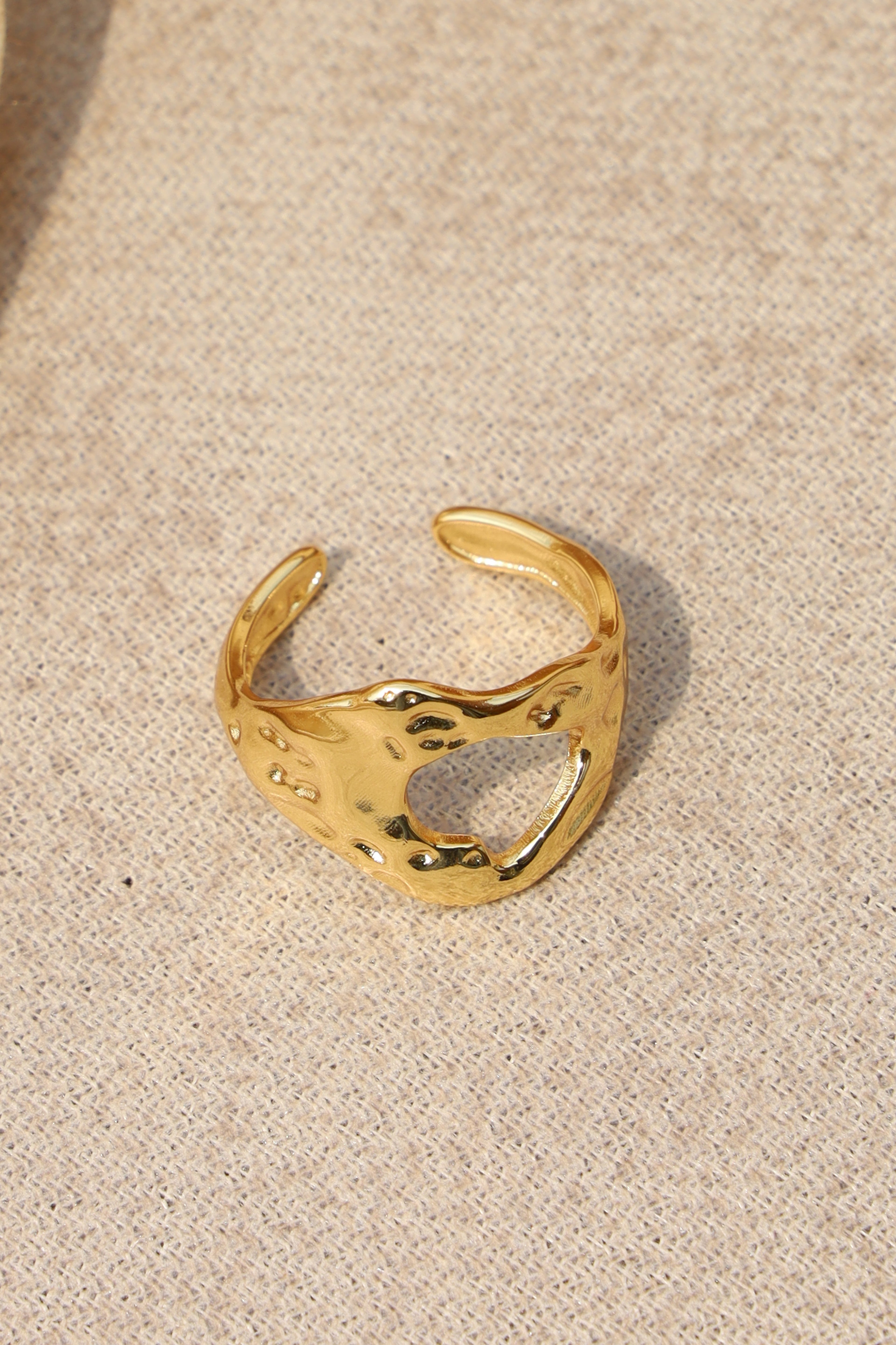 Molten Abstract Ring