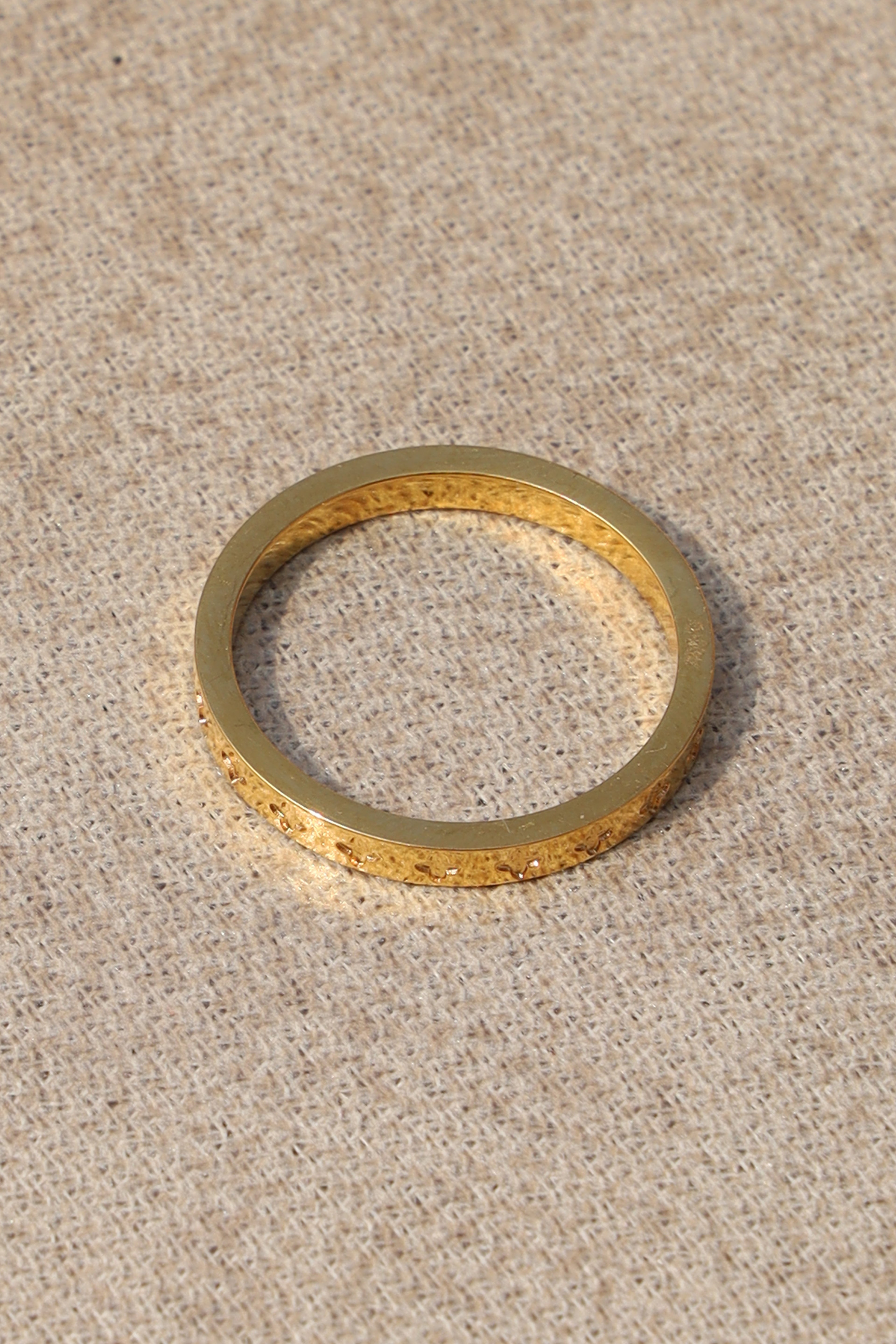 Golden Classic Stacking Rings