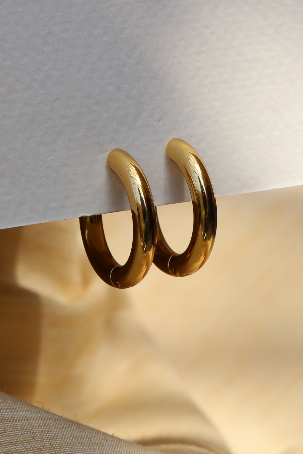 Classic Golden Hoop Earrings