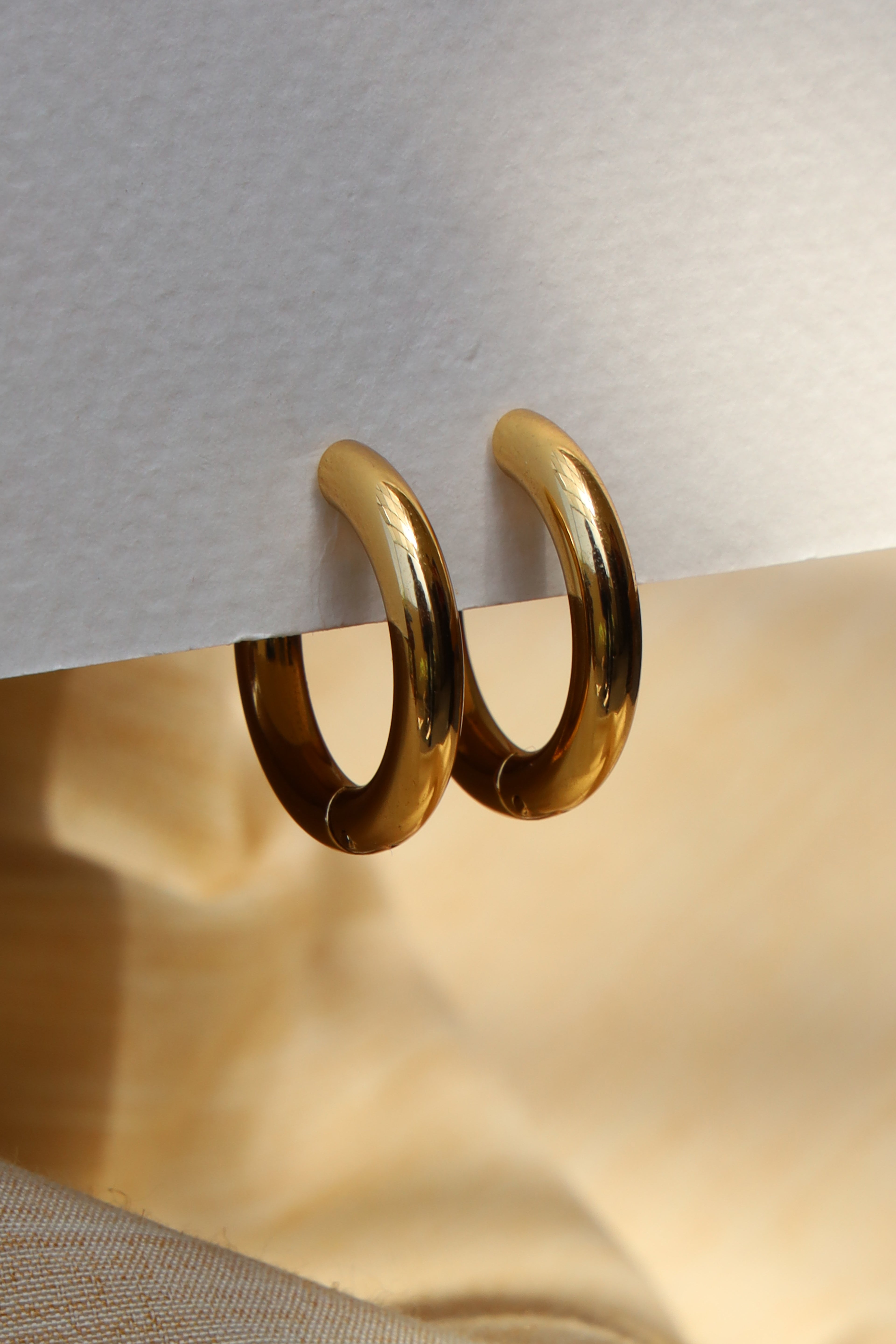 Classic Golden Hoop Earrings