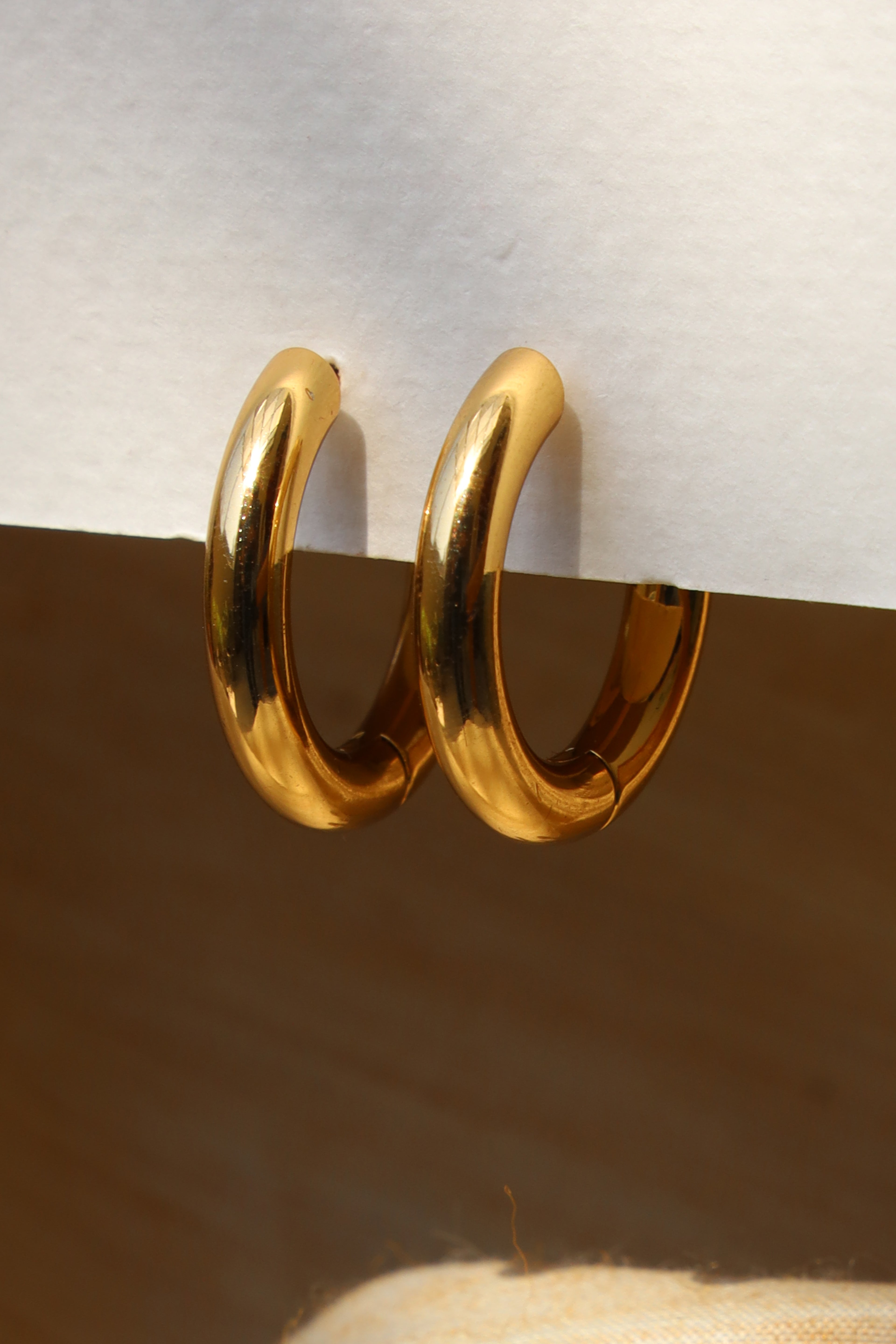 Classic Golden Hoop Earrings