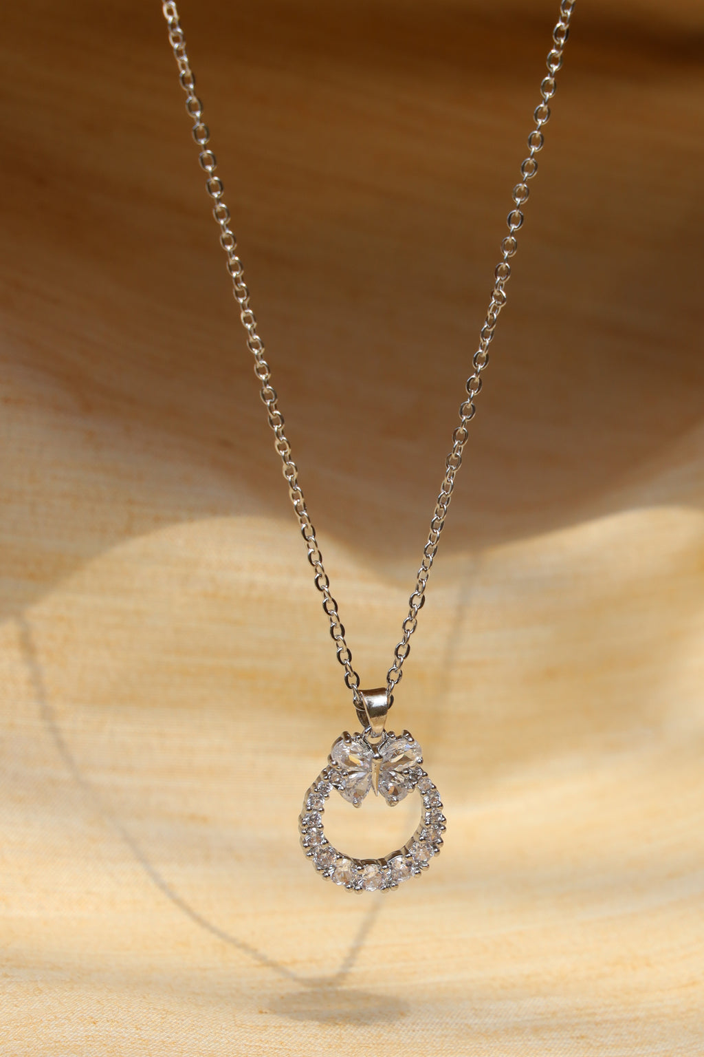 Butterfly Halo Necklace