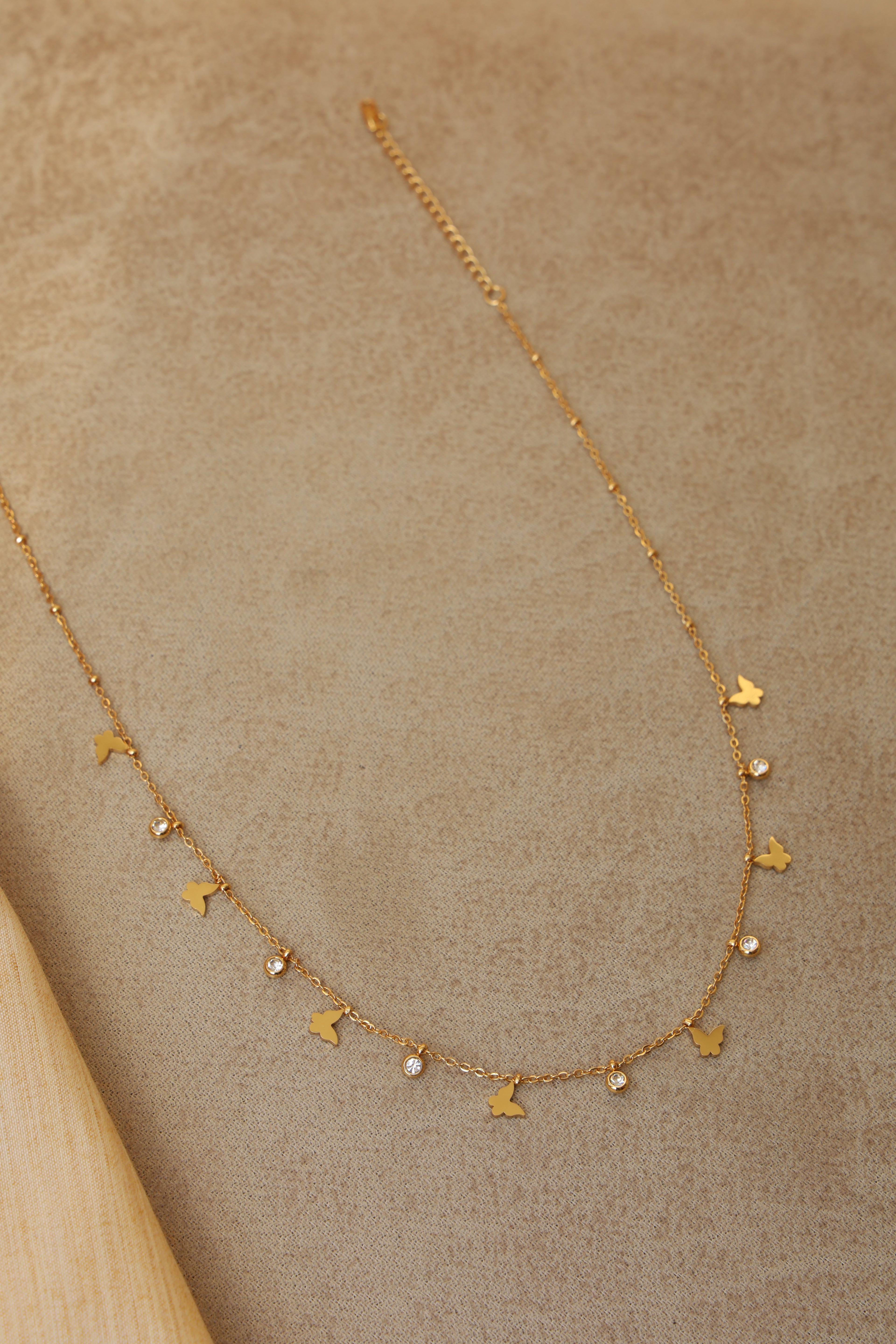 Butterfly Charms Necklace
