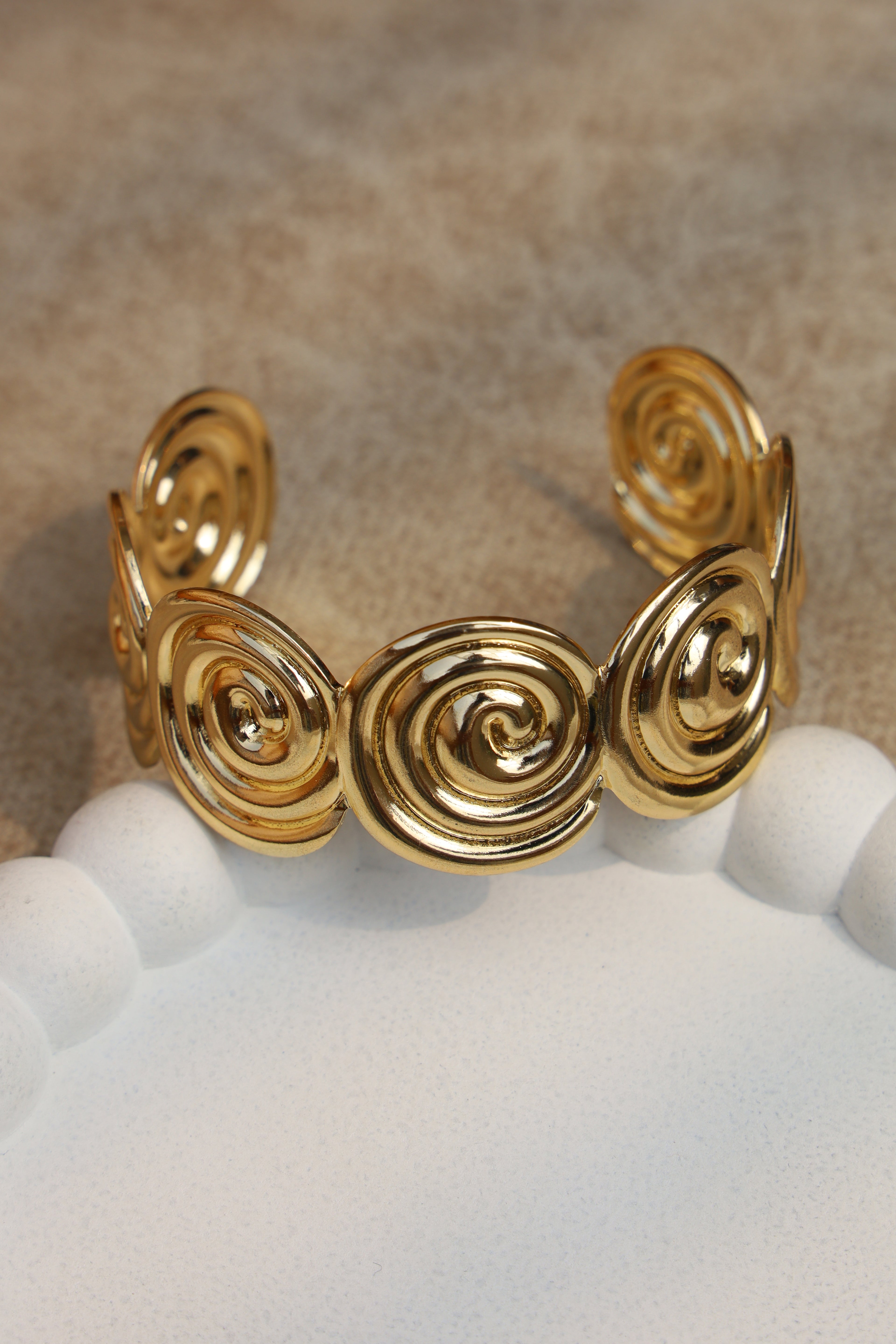 Spiral Cuff Bracelets