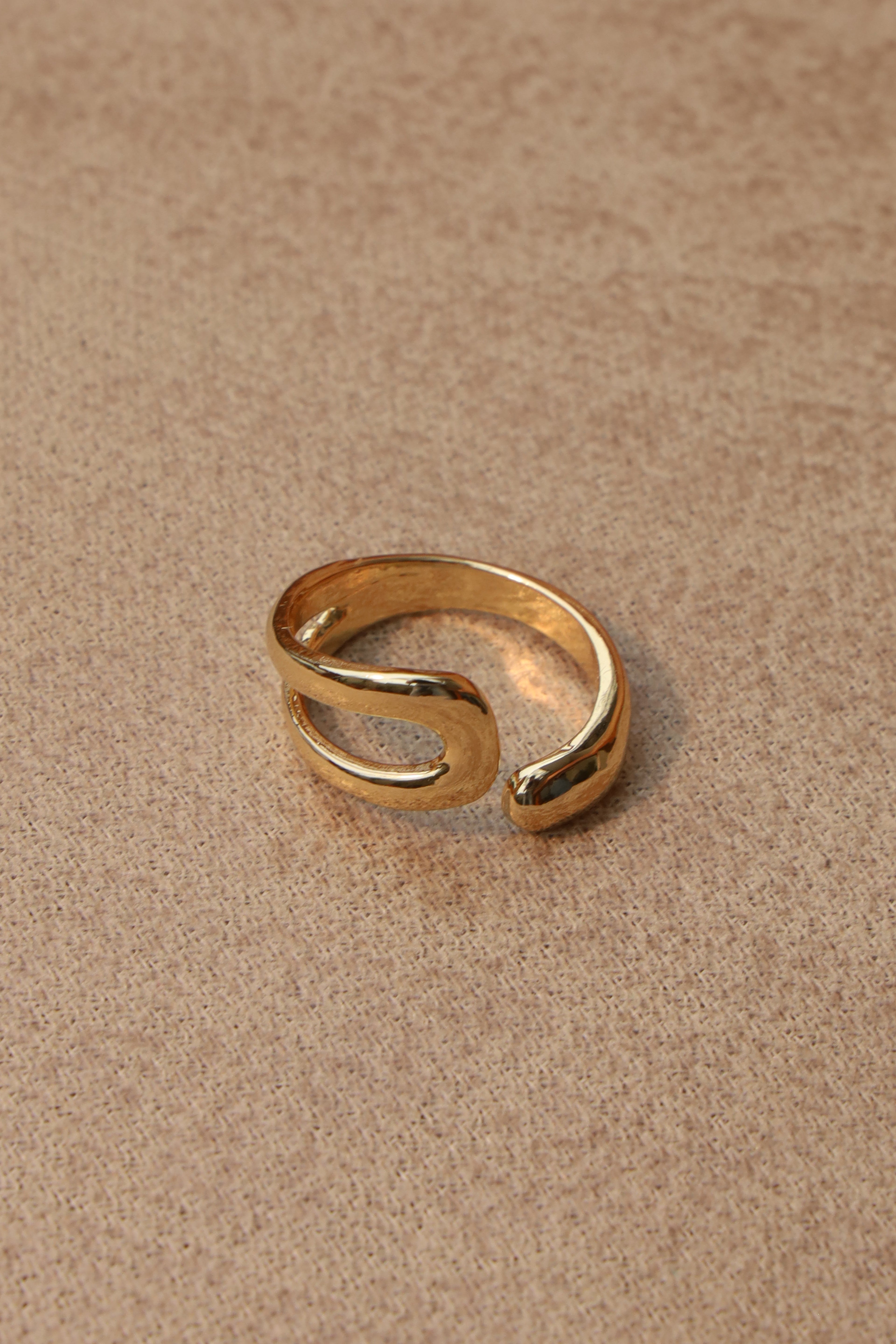 Contoured Open Ring