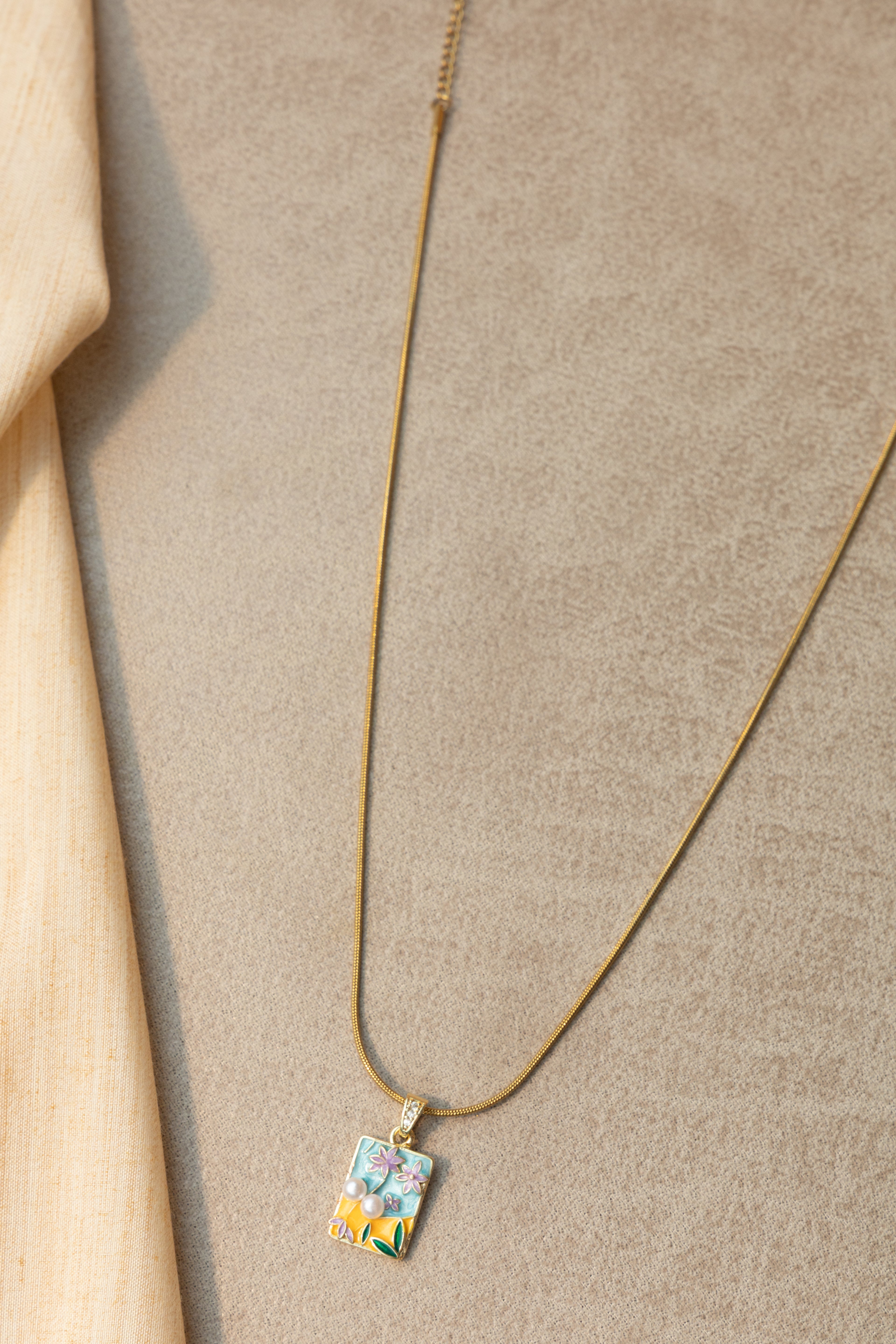 Miniature Garden Necklace